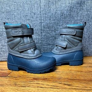Carter’s Deltha Snow Boots Blue and Gray Toddler Size 8
